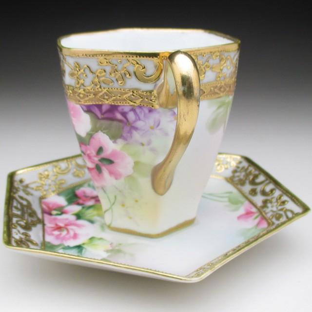 オールドノリタケ栗の鉢持手付 #68 オールドノリタケ栗の鉢持手付 #68