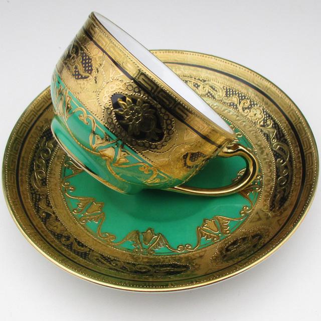 未使用1984限定品オールドノリタケナシカップ＆ソーサー1客 未使用1984