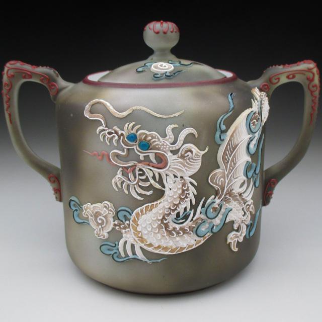 ノリタケ オールドノリタケ ドラゴン盛り上げ シュガー＆ミルクポット