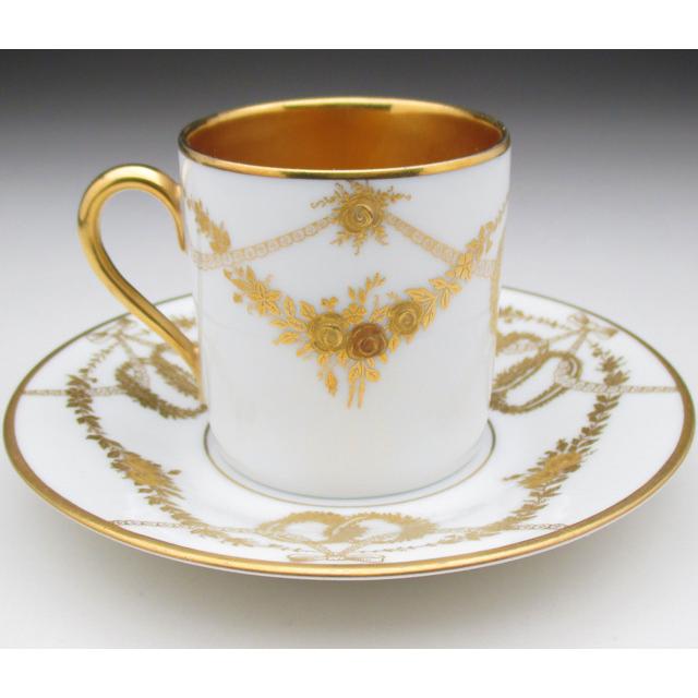 Rosenthal（ローゼンタール） 金彩薔薇花綱文 カップ＆ソーサー