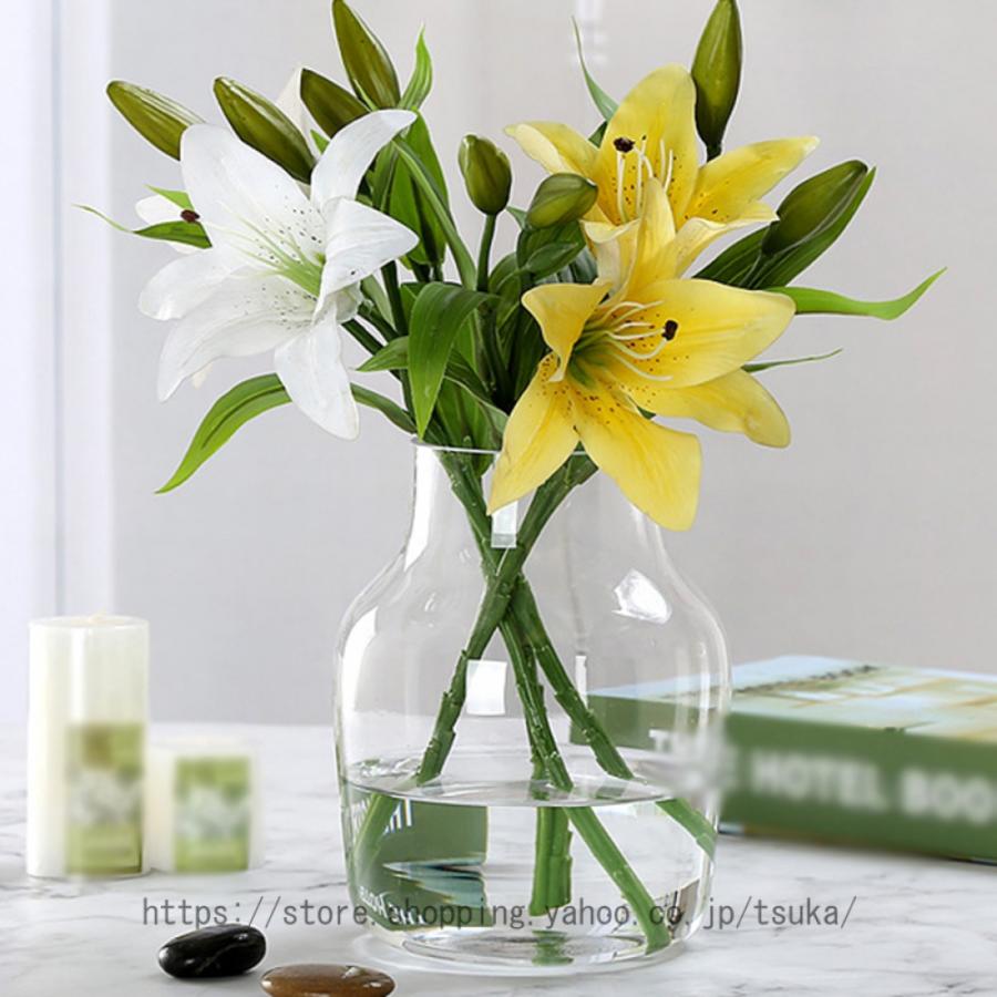 フランス製 大型花瓶 ガラス オシャレ 花びん 花入 M1888 フランス製