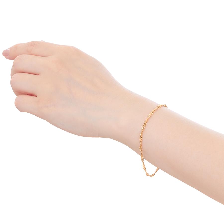 ジュエリーツツミ K18イエローゴールドブレスレット : ジュエリー