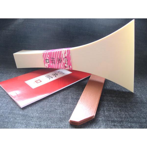 三味線撥(三味線バチ) 白象 津軽用 【12号 白】 重さ130g 練習用