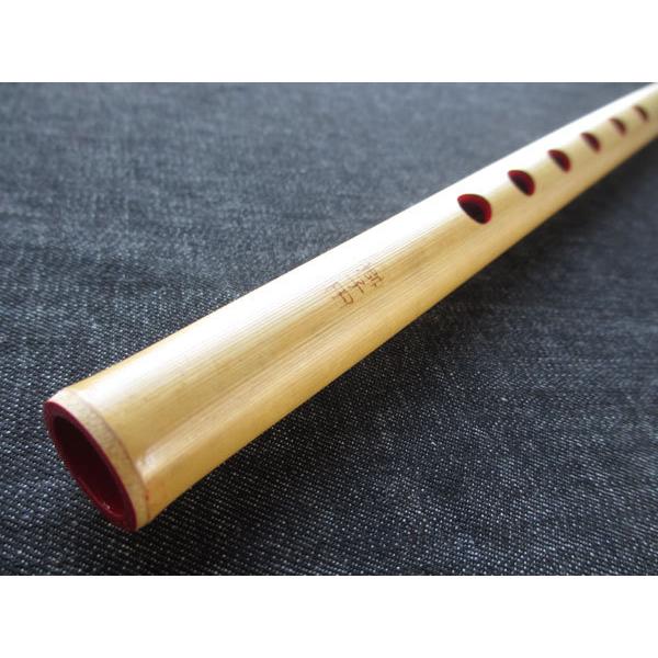 篠笛(しの笛)横笛 獅子田 竹渓 無地 6穴 5本調子 お囃子調(お祭り用