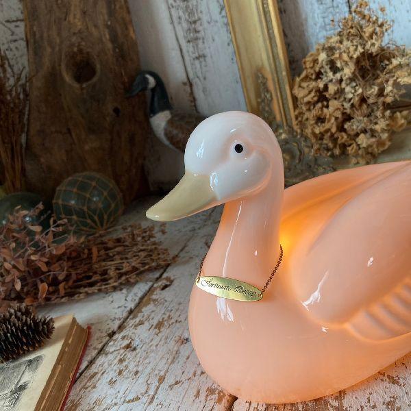 ≫70-80s ヴィンテージ*ROSIER ロジエ*陶器製 デコイ スタンドライト