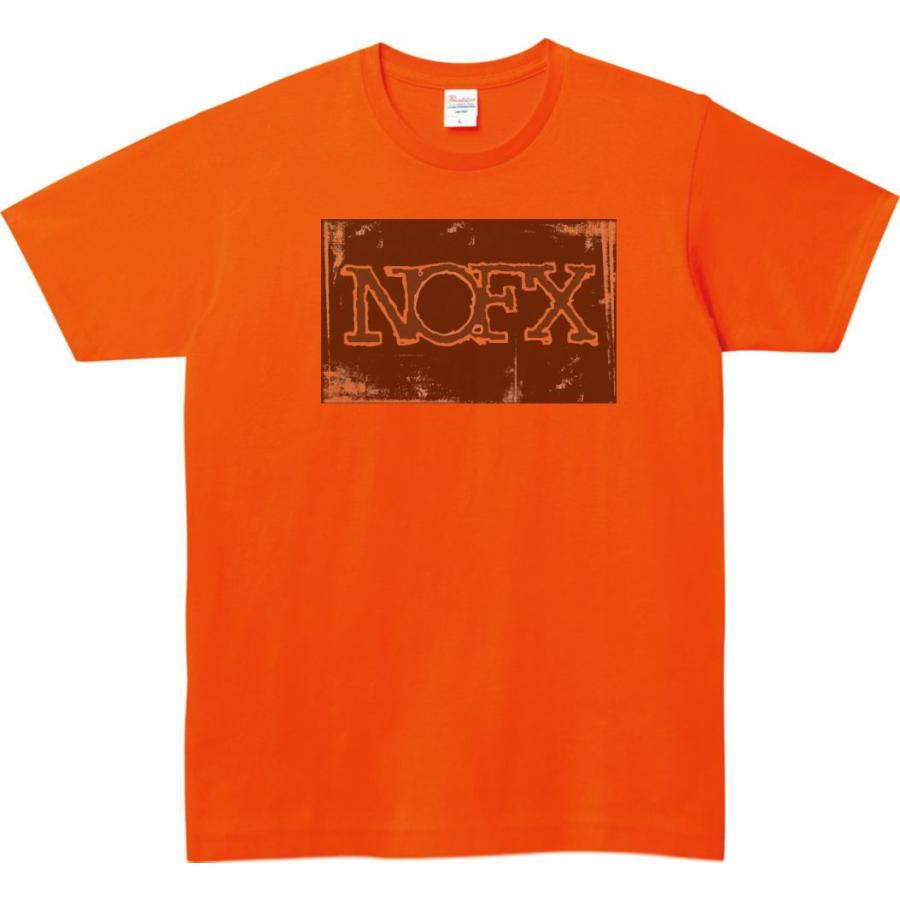 NOFX 音楽Tシャツ ロックTシャツ バンドTシャツ オレンジ : うえきたや