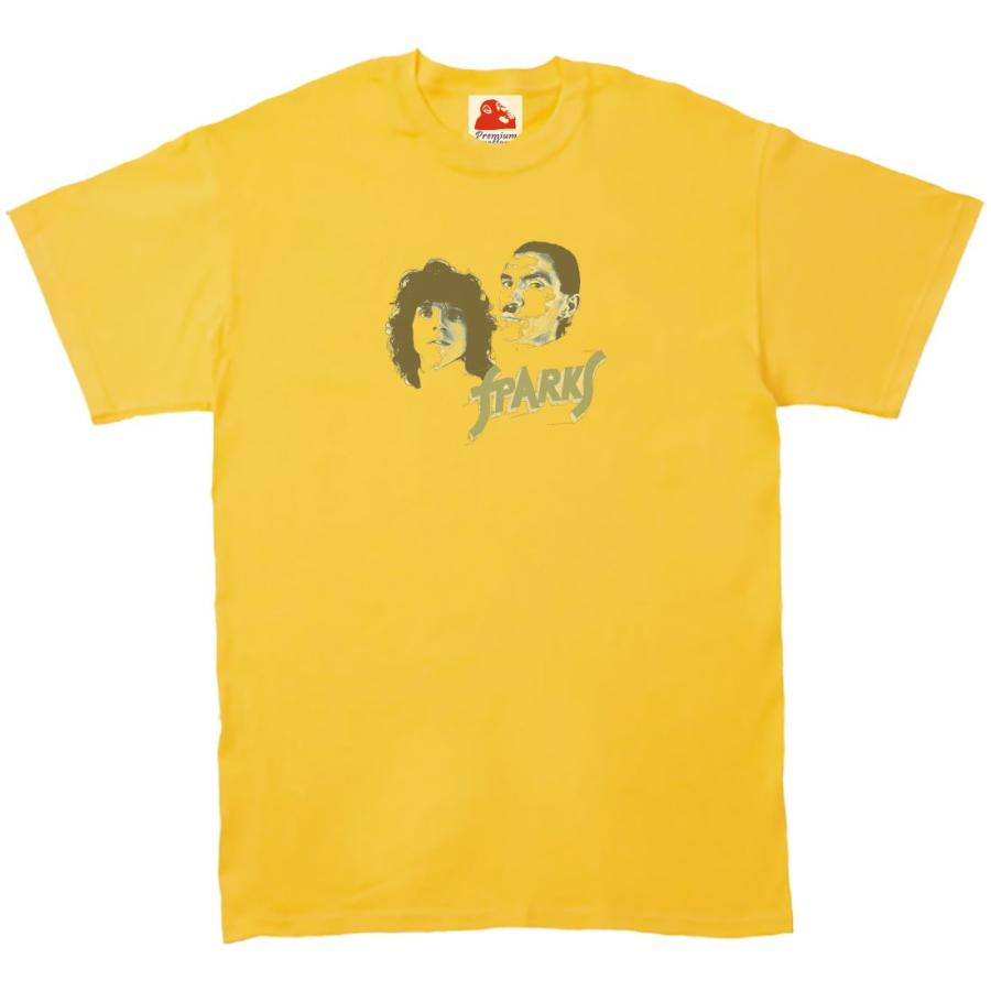 スパークス Sparks 音楽Tシャツ ロックTシャツ バンドTシャツ イエロー