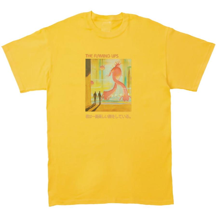 the flaming lips Tシャツ オレンジ the flaming lips Tシャツ