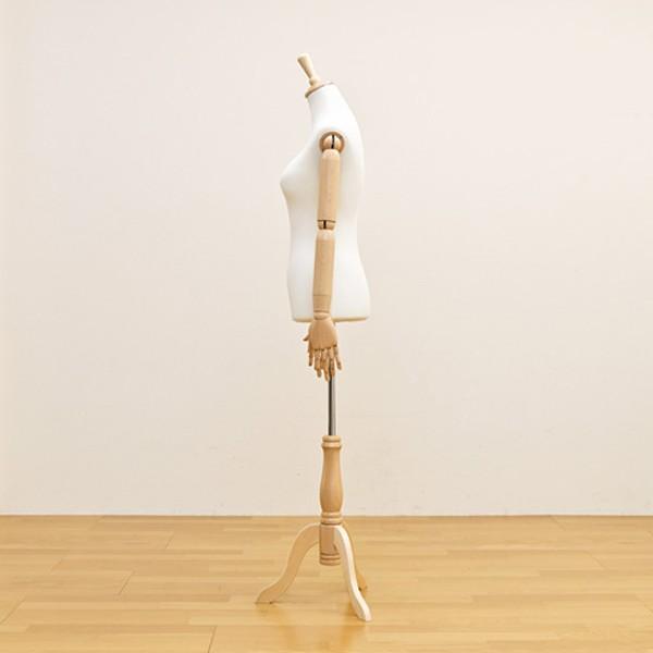 トルソー 腕付き レディース 腕あり 手 指 角度調整 女性用 マネキン