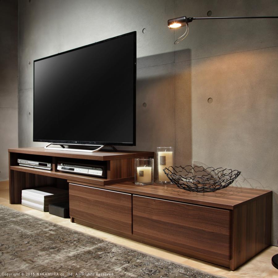 TV台 TVボード スライド 棚 テレビボード ローボード テレビ台 北欧