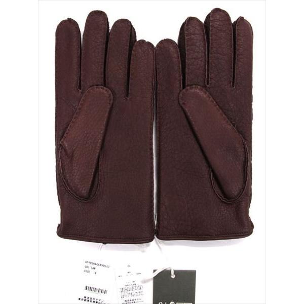 ALPO（アルポ） 【セール】ALPO レザーグローブ ダークブラウン 鹿革
