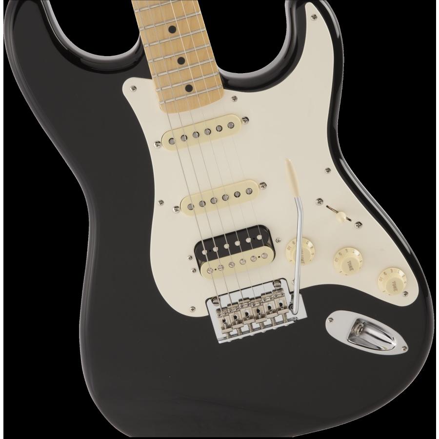 Fender エレキギター MIJ Hybrid 50s Stratocaster HSS, Black