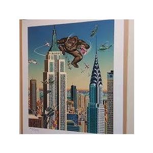 ヒロ・ヤマガタ「4大都市・ニューヨーク」シルクスクリーン 初期時代の