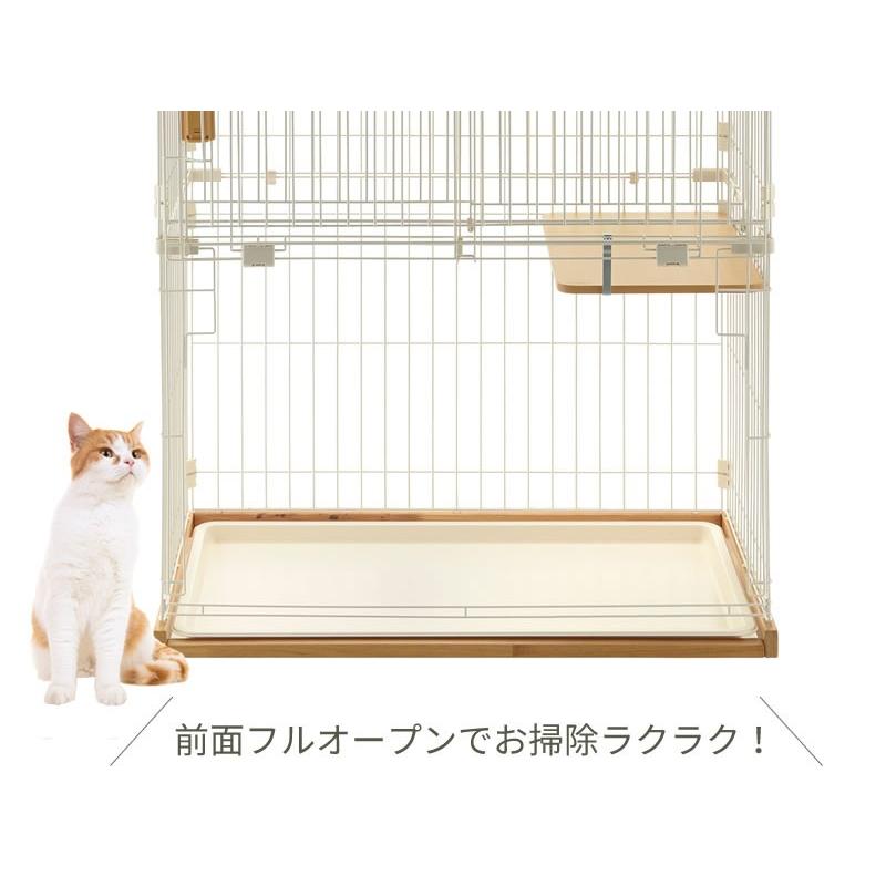 リッチェル（Richell） 猫 ケージ 木製お掃除簡単キャットサークル XS
