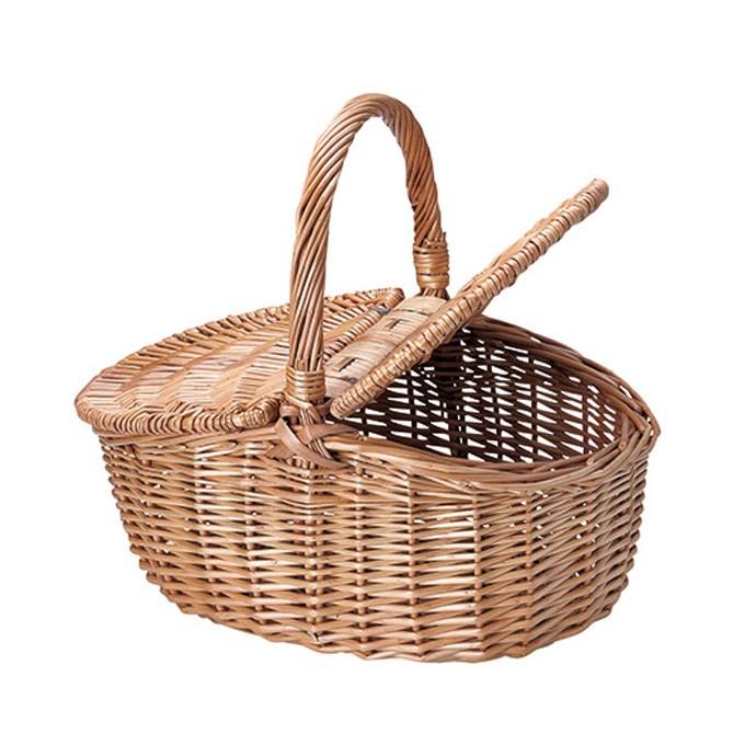 煮柳バスケット バスケット かご 籠 カゴ 小物入れ 天然素材 ハンドル