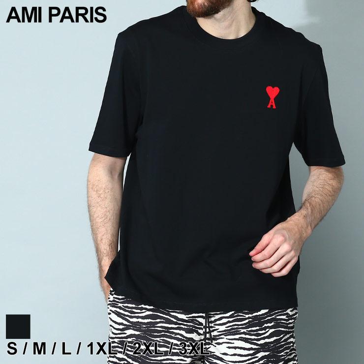 AMI PARIS アミ パリス ブラック半袖TシャツM