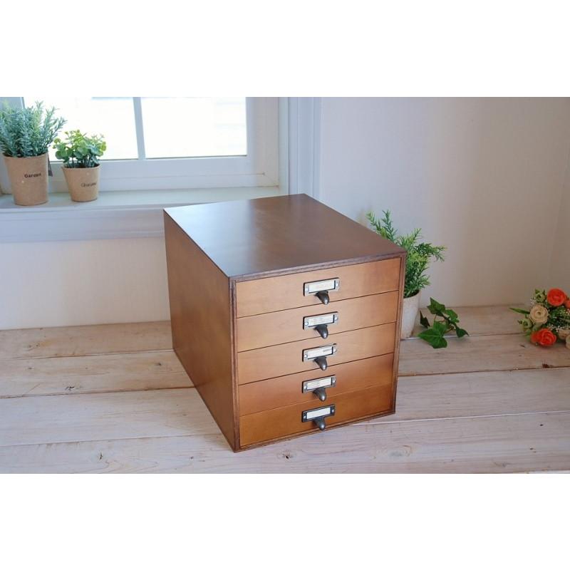 na アンティーク調 キャビネット ラック シェルフ 木製 引き出し付き