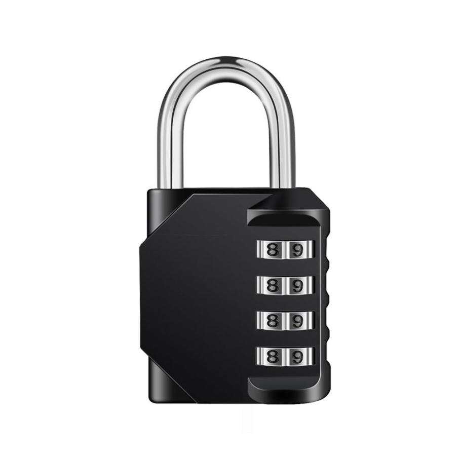 南京錠 ダイヤル式 4桁 盗難防止 防犯 セキュリティ 学校 ロッカー