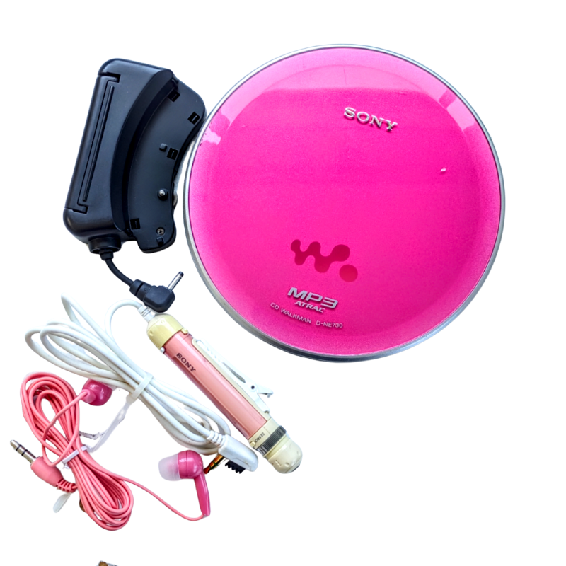 ソニー CDウォークマン D-NE730-P（ピンク） ポータブルCDプレーヤー
