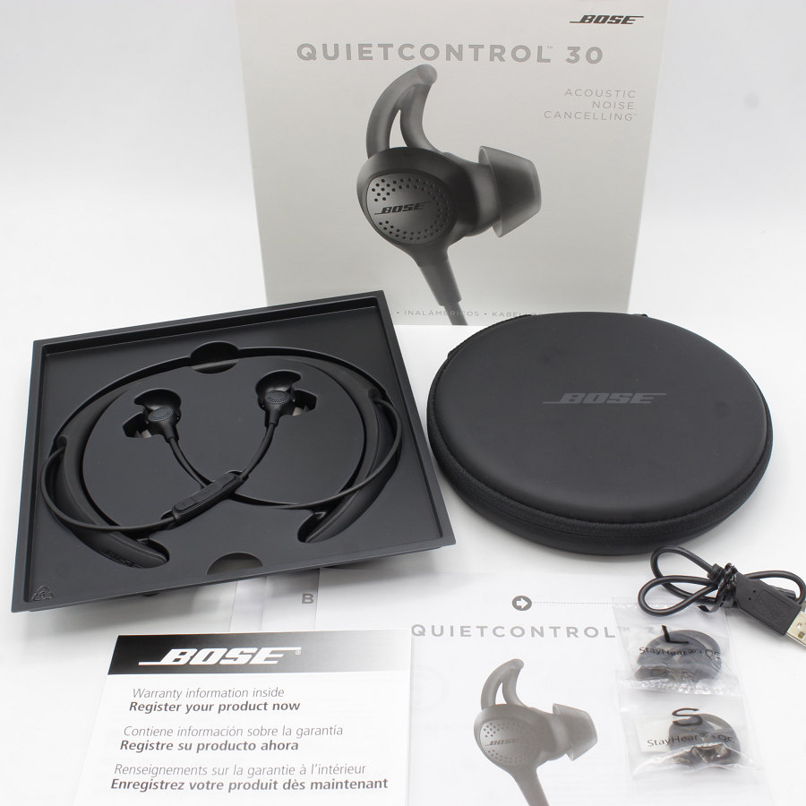 ボーズ QuietControl 30 wireless headphones（ブラック） イヤホン