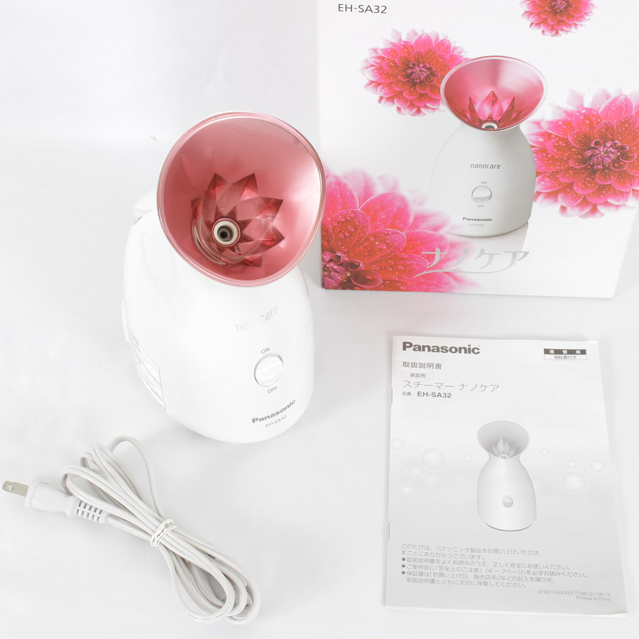 Panasonic ナノケア EH-SA37-P フェイススチーマー ピンク SA37_ななめ