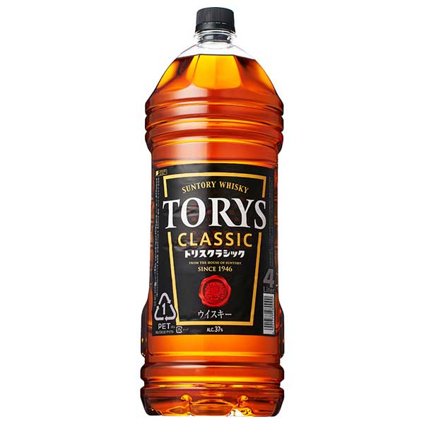 ニッカウヰスキー ブラックニッカ クリア 4000mlペットボトル 1ケース