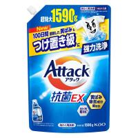 LOHACO - アタック 抗菌EX 詰め替え 超特大 1590g 1個 衣料用洗剤 花王