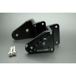 ゼファー750/RS ヘッドライトステー ブラック : Complsah Factory