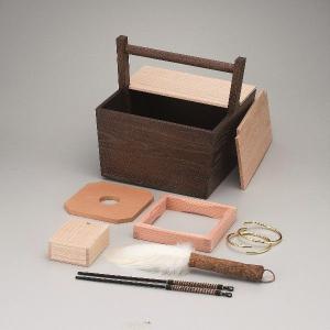 茶道具 炭道具 炭斗 炭取り 桜皮曲 玄々斎好写し 上杉満樹作 国産製 炭