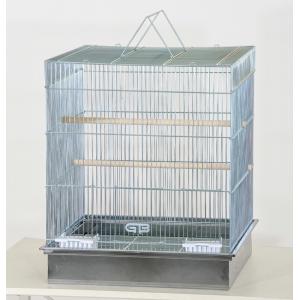 HOEI 鳥かご 465オカメステンレス ホワイト （46．5×46．5