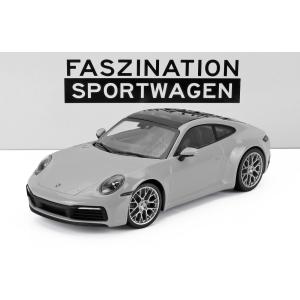ミニチャンプス ポルシェ 911 Carrera 4 GTS 1/43 シルバー 1/43