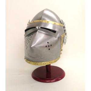 中世 スチール バトルグリーブ 兜 西洋 鎧 甲冑 ヨーロッパ アーマー