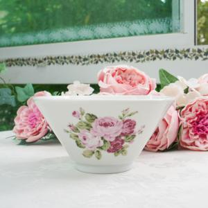 キャニスター アニバーサリーローズ 蓋付き小物入れ 日本製 薔薇 花柄