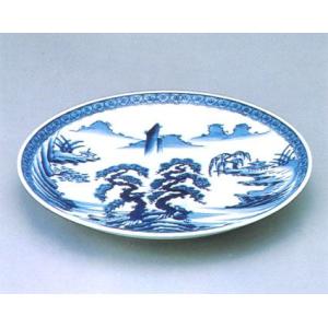 有田焼 大皿 15号 山徳窯 山水 尺5寸 45cm 盛皿 飾り皿 : 台所の道具