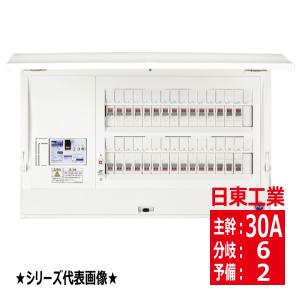 日東工業 HPD3E7-302KN 主幹75A 契約用ブレーカスペース付 ドアなし