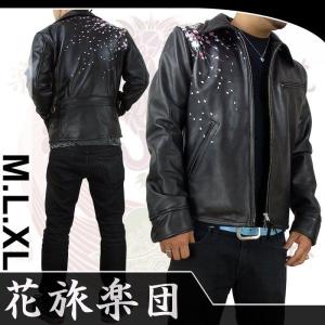 Junky's Paradise JLRJ-005 合掌マリア柄刺繍シングルライダース