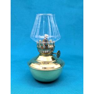 棒芯真鍮ランプ アンバー豆ホヤ S41920 灯油ランプ : 江戸川屋ランプ