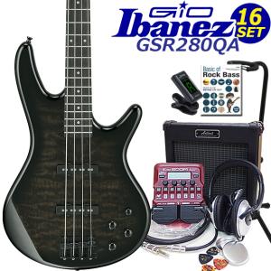 Ibanez（アイバニーズ） Gio Ibanez GSR280QA-TMS 4弦エレキベース