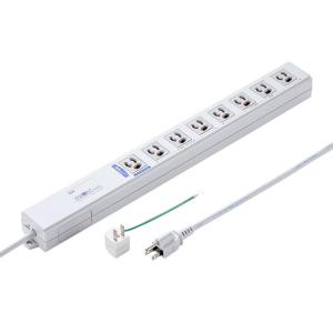 SANWA SUPPLY（サンワサプライ） USB連動電源タップ 3Pプラグ抜け止め