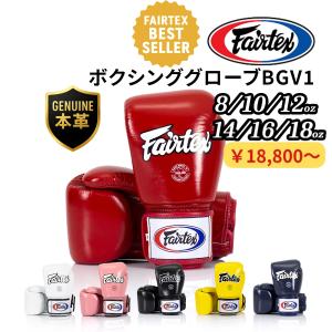 フェアテックス Fairtex 本革 ボクシンググローブ BGV16 8オンス 10