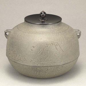 茶道具・炉釜・透木釜】 桜川透木釜 政光作 : ふげつ工房ヤフー店