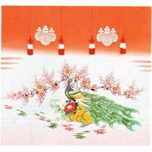 加賀友禅 花嫁のれん 花嫁暖簾 おしどり 手描き 花嫁のれん号 花嫁