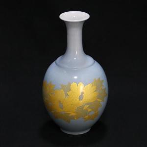 九谷焼 吉田美統【人間国宝】九谷焼ぐい呑み 金襴手花唐草 赤 : 北山堂