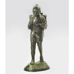 高岡銅器の大型ブロンズ像／考える人 23号サイズ 美術工芸品 : 檜屋