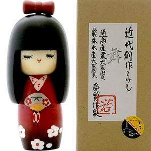 卯三郎こけし 花物語 梅 創作こけし 日本製 japanese doll : 和雑貨と