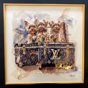 送料無料 クリスタルアートパネル オマージュアートパネル