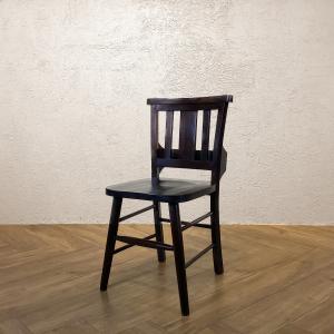 英国アンティーク調 チャーチチェア ボックス付 クロス マホガニー