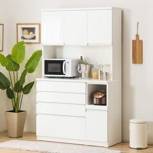 ニトリ（NITORI） 幅120cm キッチンボード( レジューム120-2AG-S WH