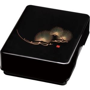 文箱 書類入れ 書類箱 B5判 こぶし 文庫 板蓋 黒塗り 10.0 会津漆器