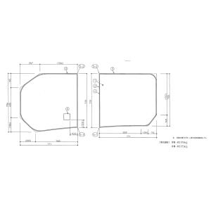 TOTO 送料無料 お風呂のふた 風呂ふた 組み合わせ式 組みふた 2枚割り